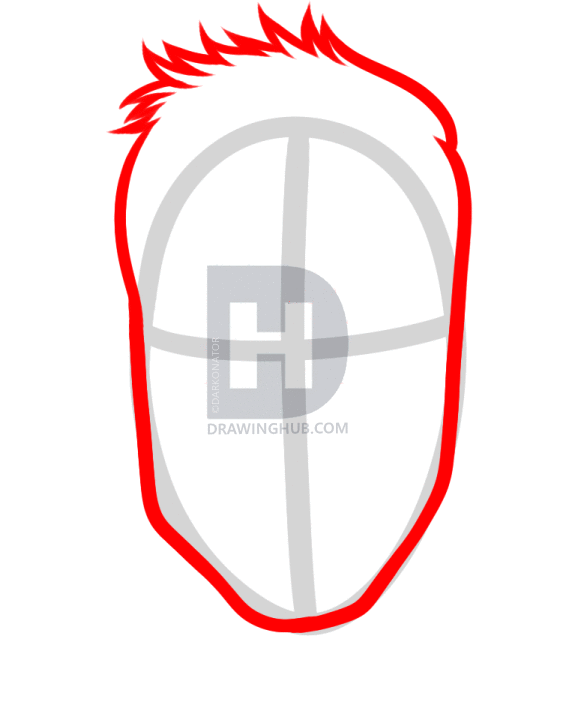 563x720 How To Draw Cristiano Ronaldo, Step