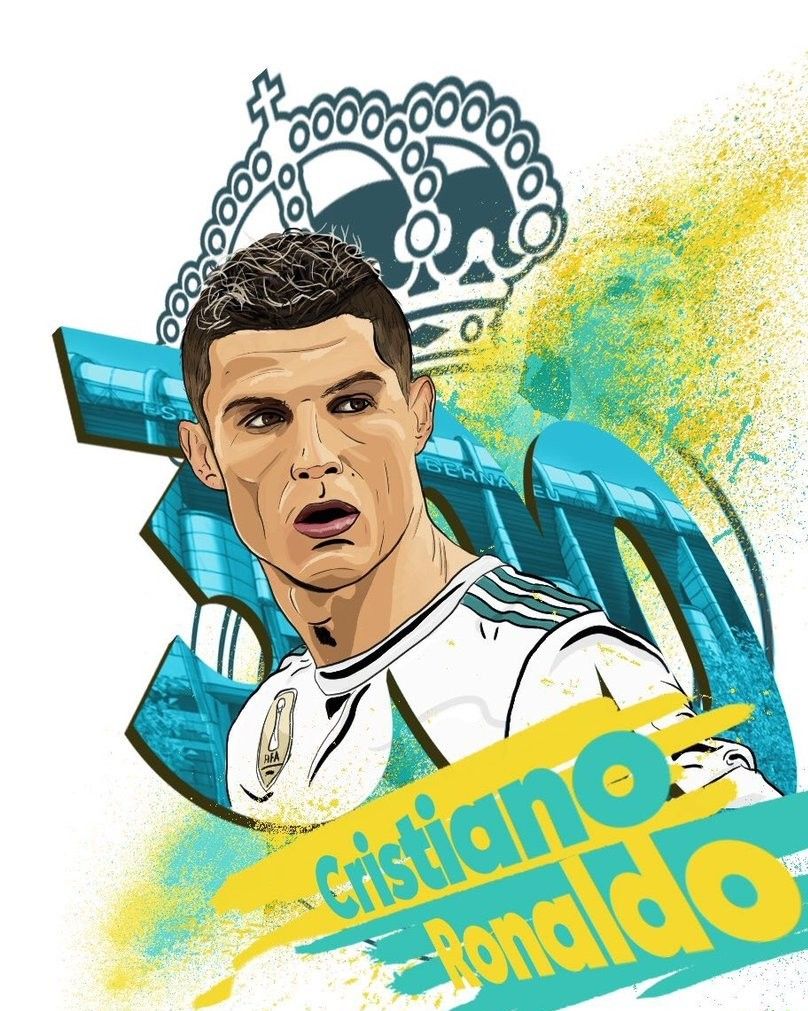 Cristiano Ronaldo Drawing | Free download on ClipArtMag