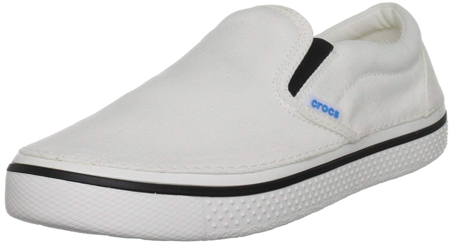 1440x778 Crocs Unisex Hover Slip On Fashion Sneaker, White