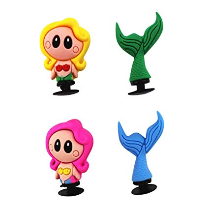 425x425 Cute Mermaid Colors Shoe Charms For Croc Shoes