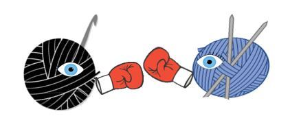 438x201 crocheting vs knitting differences