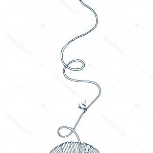 300x300 Stylized Ball Of Yarn And Crochet Hook Icon Gm Hoodamathrun