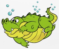 190x159 Crocodile Mouse Pad Spreadshirt