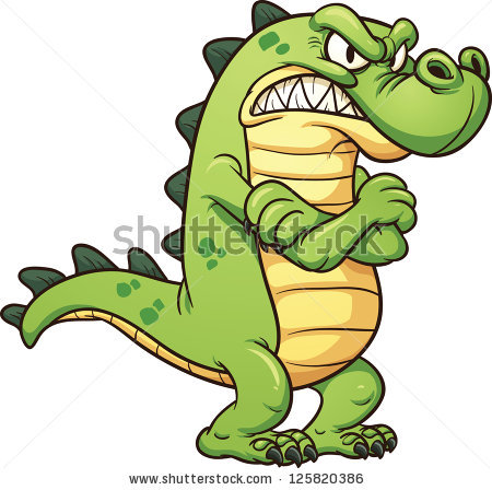 450x448 Easy Crocodile Drawing