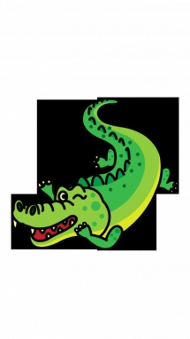 215x382 Luxury Sketch Of A Crocodile