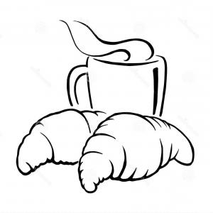 300x300 croissant vector sketch handmade drawing arenawp