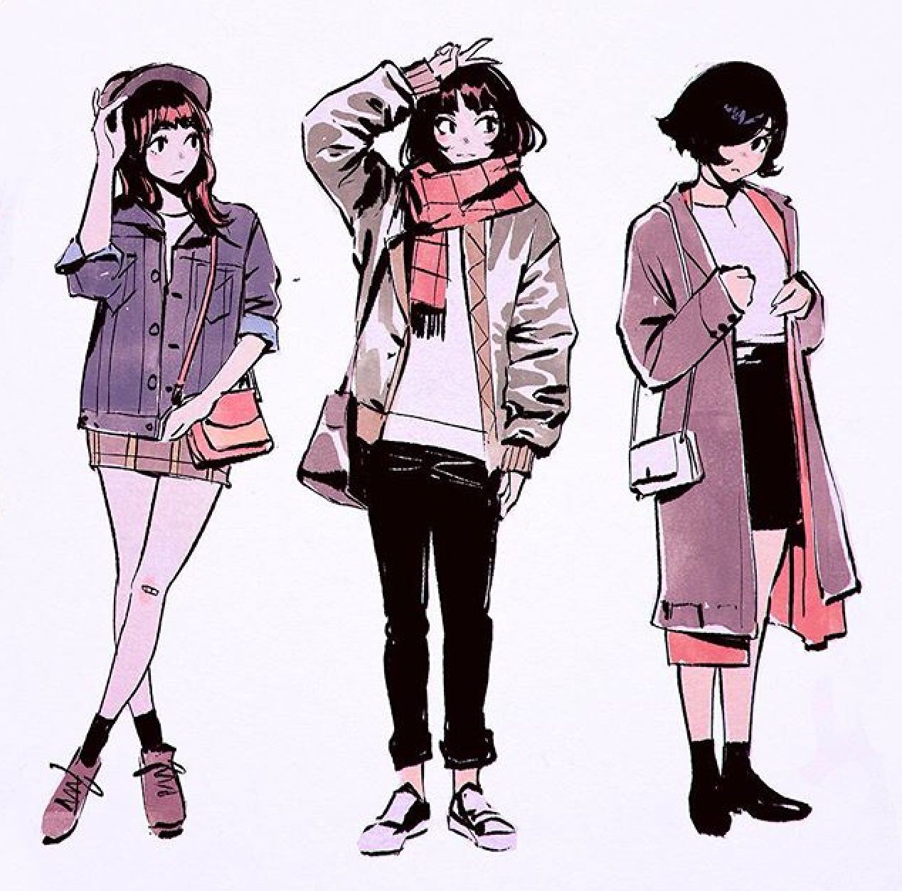 1268x1253 Character Design Illustration Art