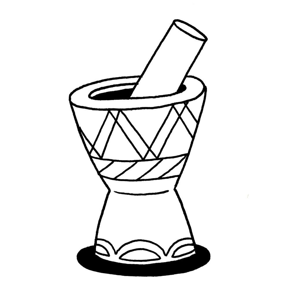 1024x1024 Croquis De Mortier Africain Avec Pilon Source Httpdata Abuledu