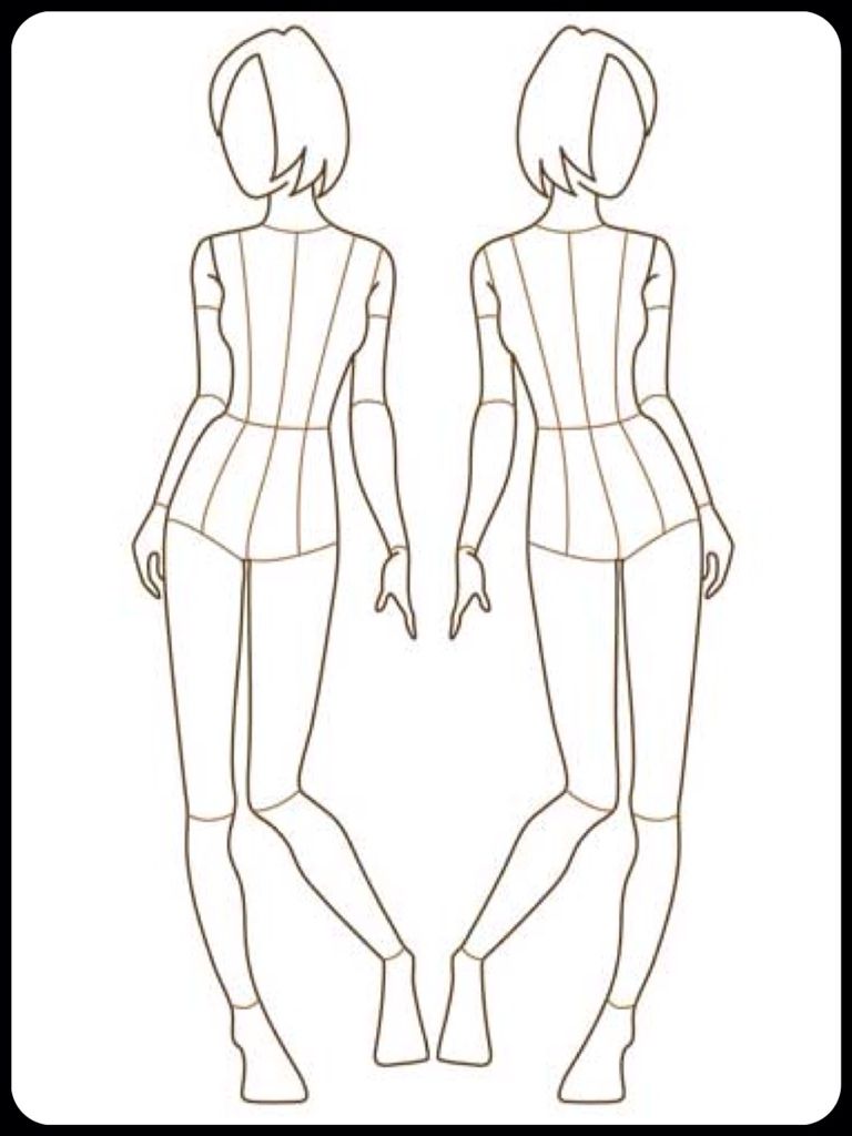 768x1024 Croquis In Fashion Sketches, Fashion