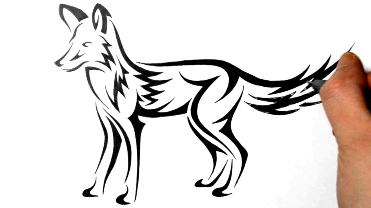 1280x720 Cool Tribal Fox Designs To Draw Free Download Clip Art
