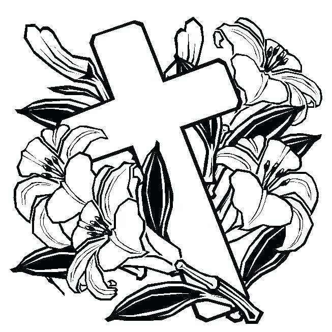 653x653 hearts and crosses coloring pages crosses with roses coloring