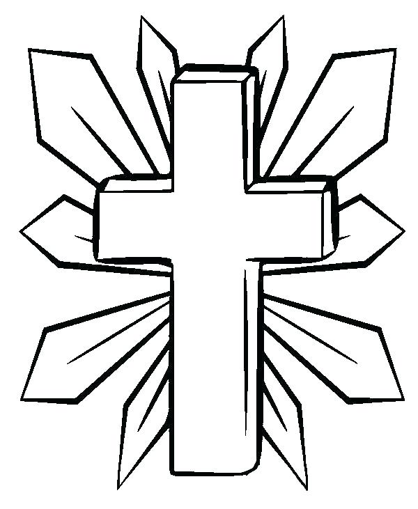 600x731 Cross Coloring Sheet Awesome Design Ideas Cross Coloring Sheets