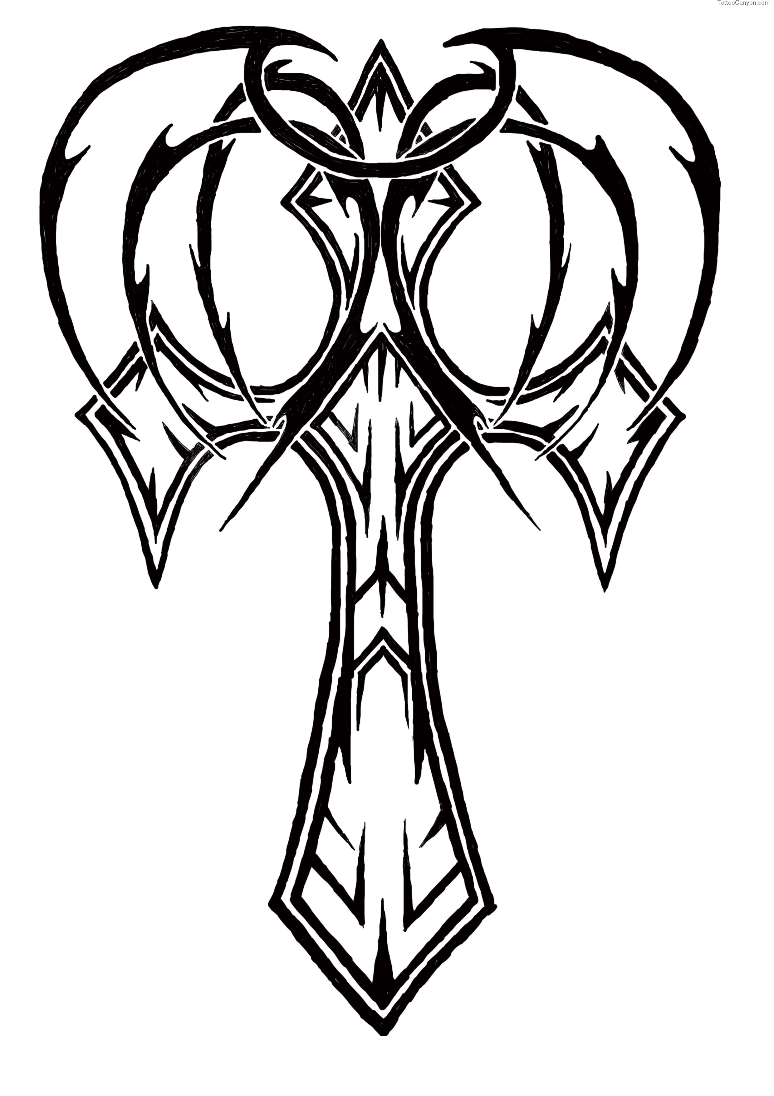 2480x3508 D Cross Drawing At Com Free For Personal Use On Cross Tattoos