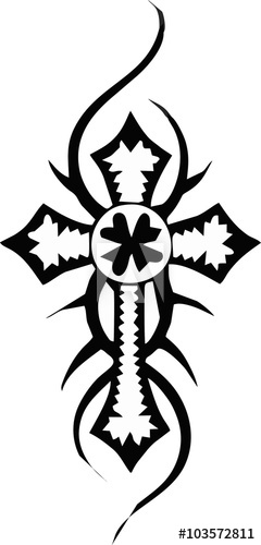 Cross Drawing Tattoo | Free download on ClipArtMag