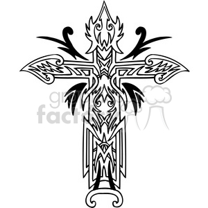 300x300 Cross Clip Art Tattoo Illustrations Clipart Royalty Free