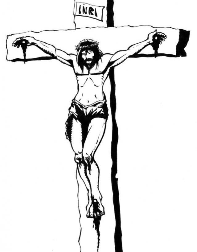 639x820 Black And White Cross Tattoo Free Download Clip Art