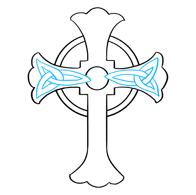 680x678 How To Draw A Celtic Cross