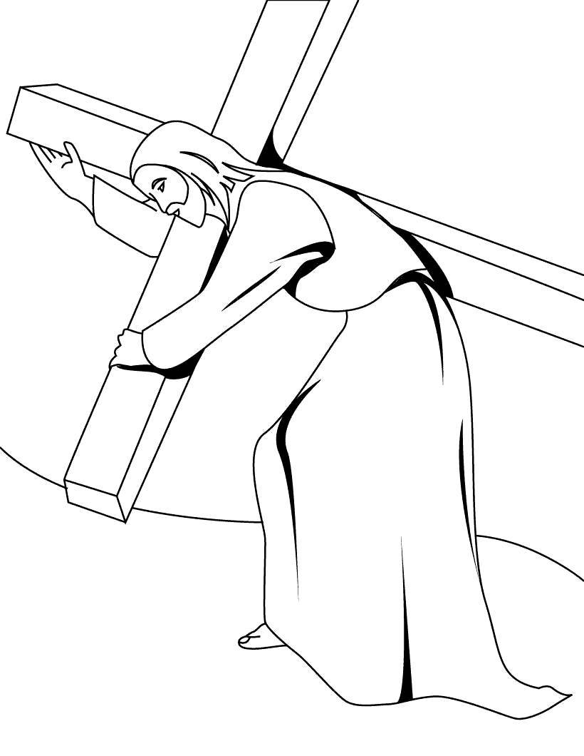 820x1060 jesus on the cross clipart inspirational crucifixion drawing