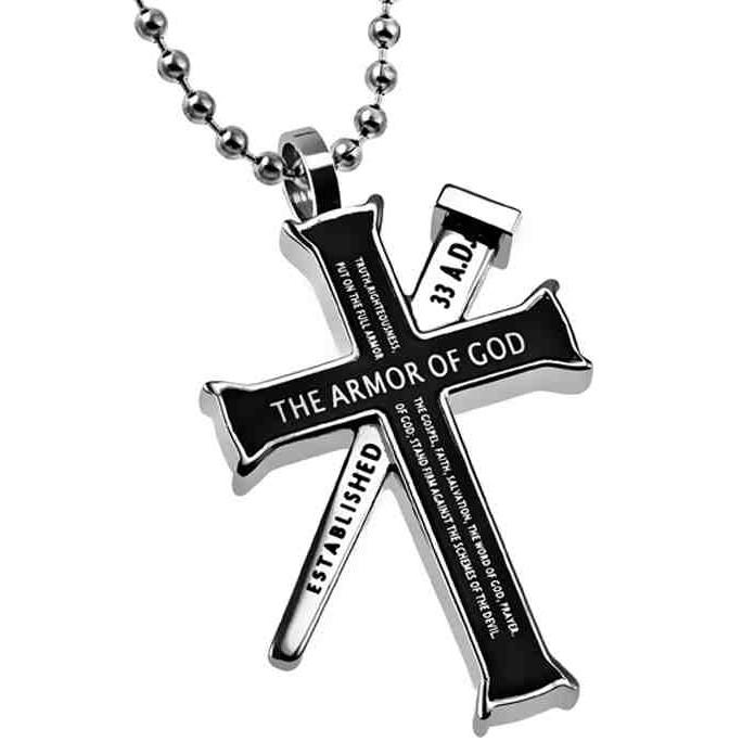 696x696 ephesians black cross and nail necklace with bible verse
