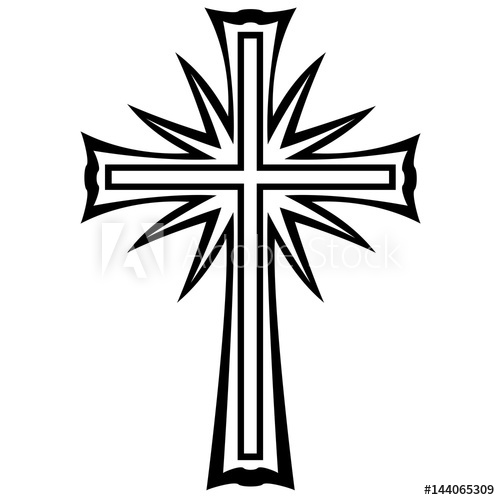 500x500 Tattoo Tribal Cross Designs Vector Sketch Of A Tattoo Art Tribal