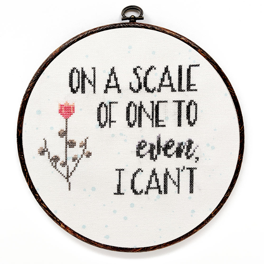1000x1000 One To Even Cross Stitch Pattern