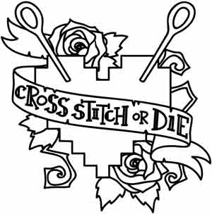 300x304 Cross Stitch Or Die Urban Threads Unique And Awesome Embroidery