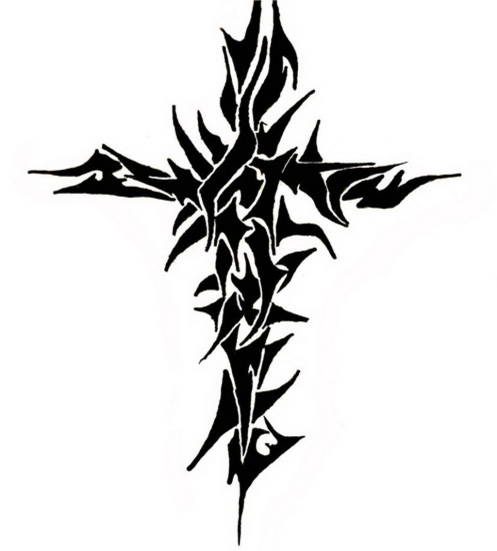 1024x1137 The Most Punchy Tribal Cross Tattoos Ideas Rws