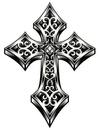 350x452 Tribal Cross Tattoo Designs Maybe A Tattoo Tribal Cross