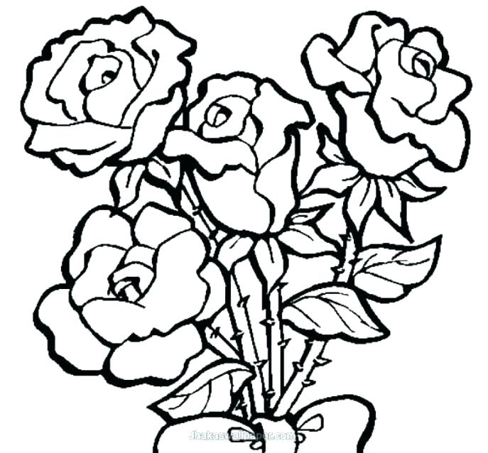 687x638 Cross With Flowers Coloring Pages Thewestudio