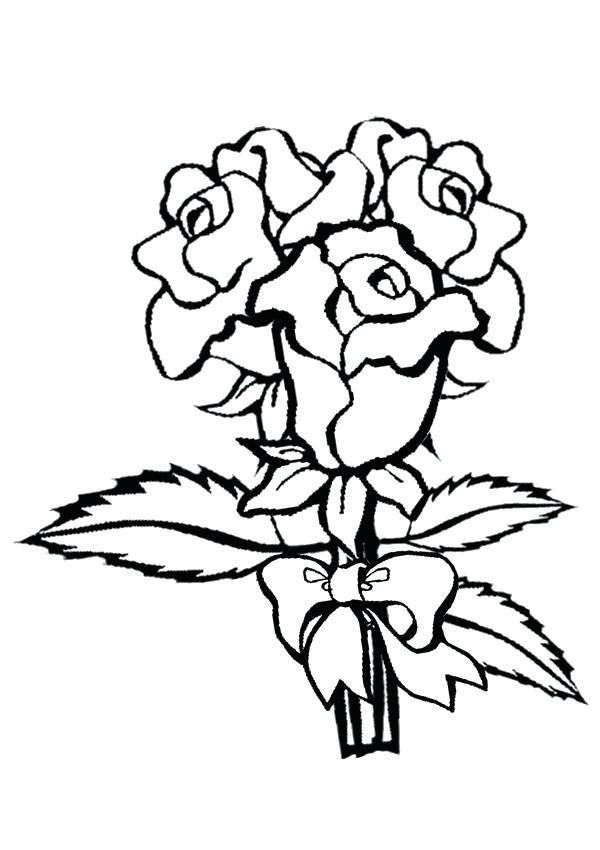 600x850 Coloring Pages Of Crosses With Flowers