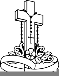 236x300 Cross With Flowers Clipart Free Images