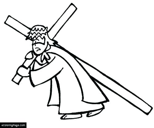500x414 Cross With Flowers Coloring Pages Of Crosses And Roses Drawing