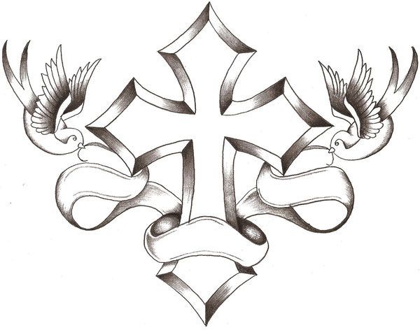 600x472 Cross Tattoo Designs With Names Cross Tattoo Tattoo Cross