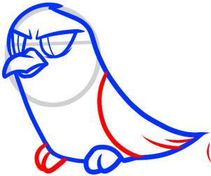 302x253 How To Draw How To Draw A Crow For Kids