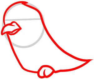 302x253 How To Draw How To Draw A Crow For Kids