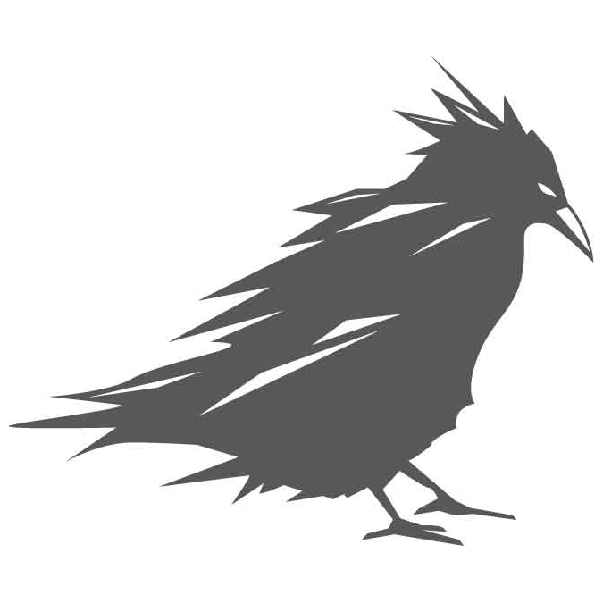 675x675 Crow Drawing Anime For Free Download