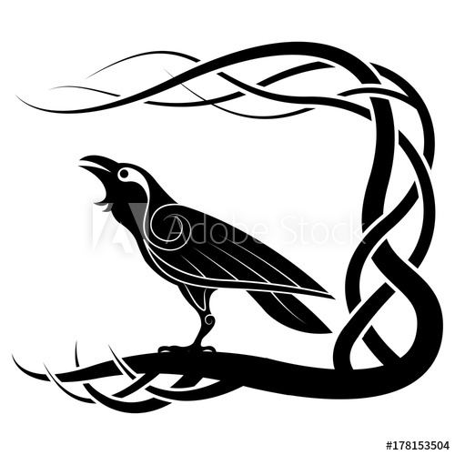 500x500 Raven Pagan Crow
