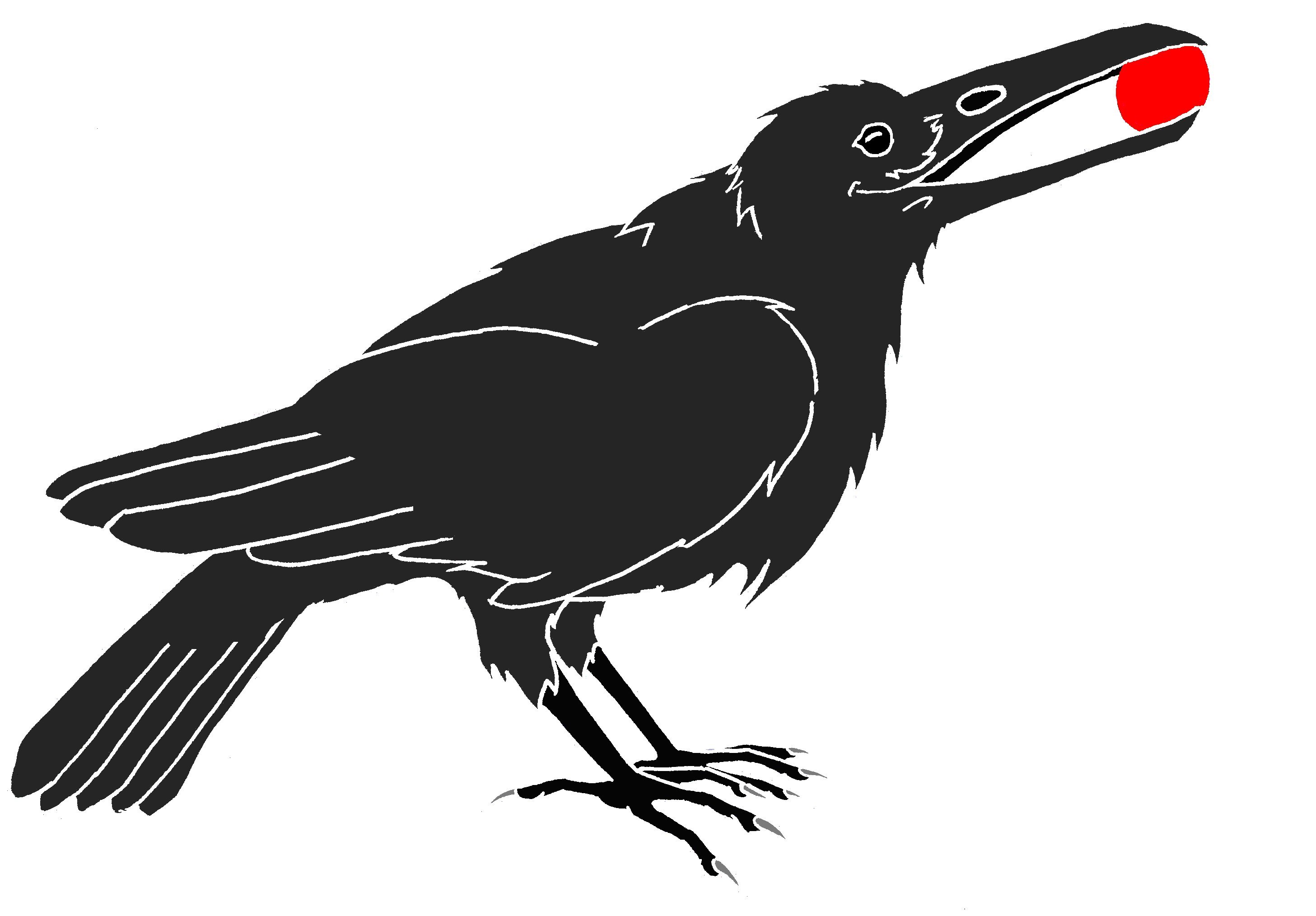 2914x2028 Crow Clip Art