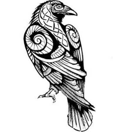 450x450 Crow Tattoo Designs