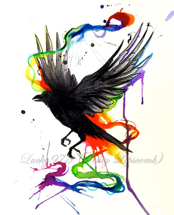 600x739 Creative Crow Tattoo Ideas Will Make You Surprise Picsmine