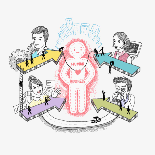 650x651 lovers crowd, love crowd, decorative pattern, cartoon hand drawing