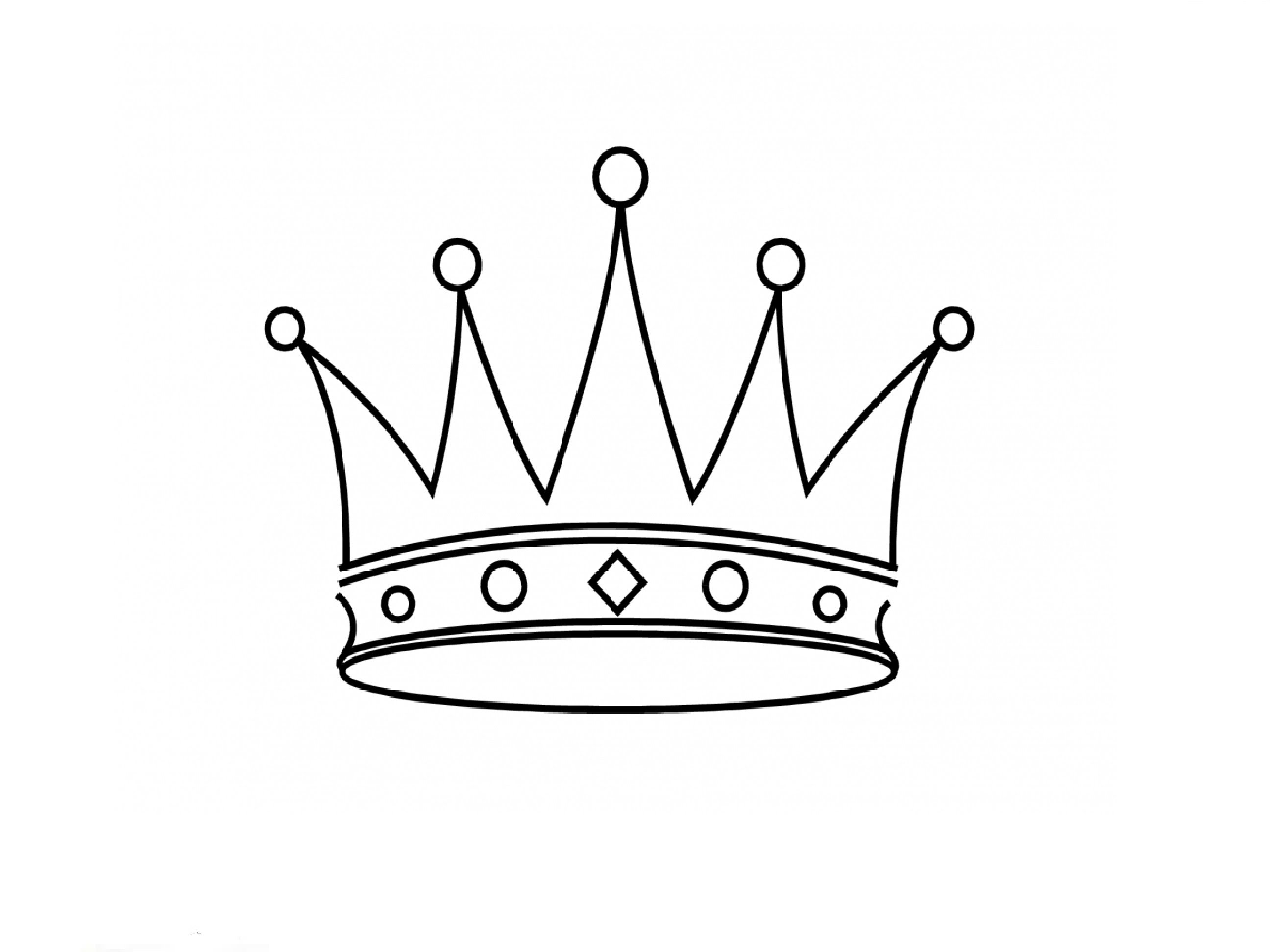 2592x1944 Crown Drawing Pencil For Free Download