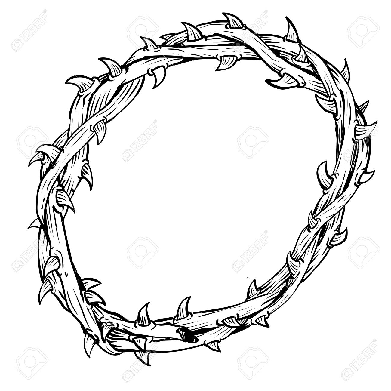 1300x1300 Collection Of Free Of Thorns Clipart Drawing Amusement Clipart