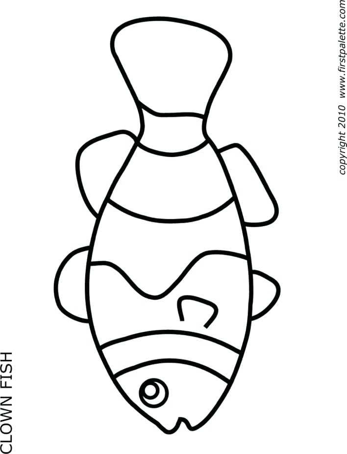 708x925 Crown Fish Template