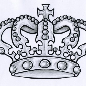 princess crown tattoos drawing