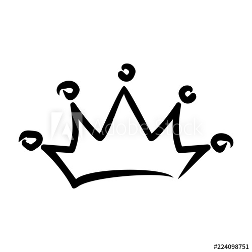 500x500 Royal Crown Drawn