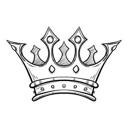 450x450 Simple King Crown Drawing