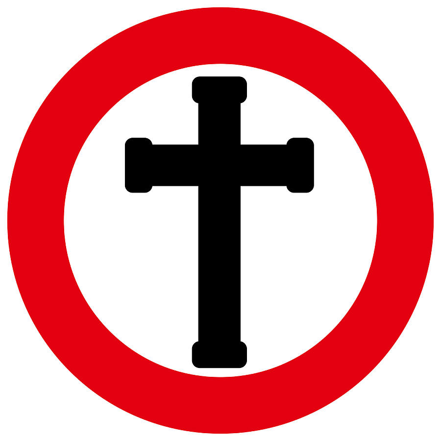 900x900 Crucifix Drawing