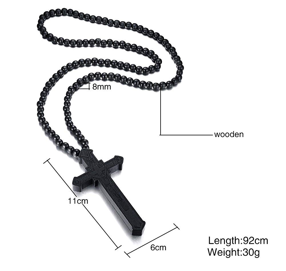 1001x949 Mealguet Jewelry Wooden Large Big Wood Bead Religious Catholic