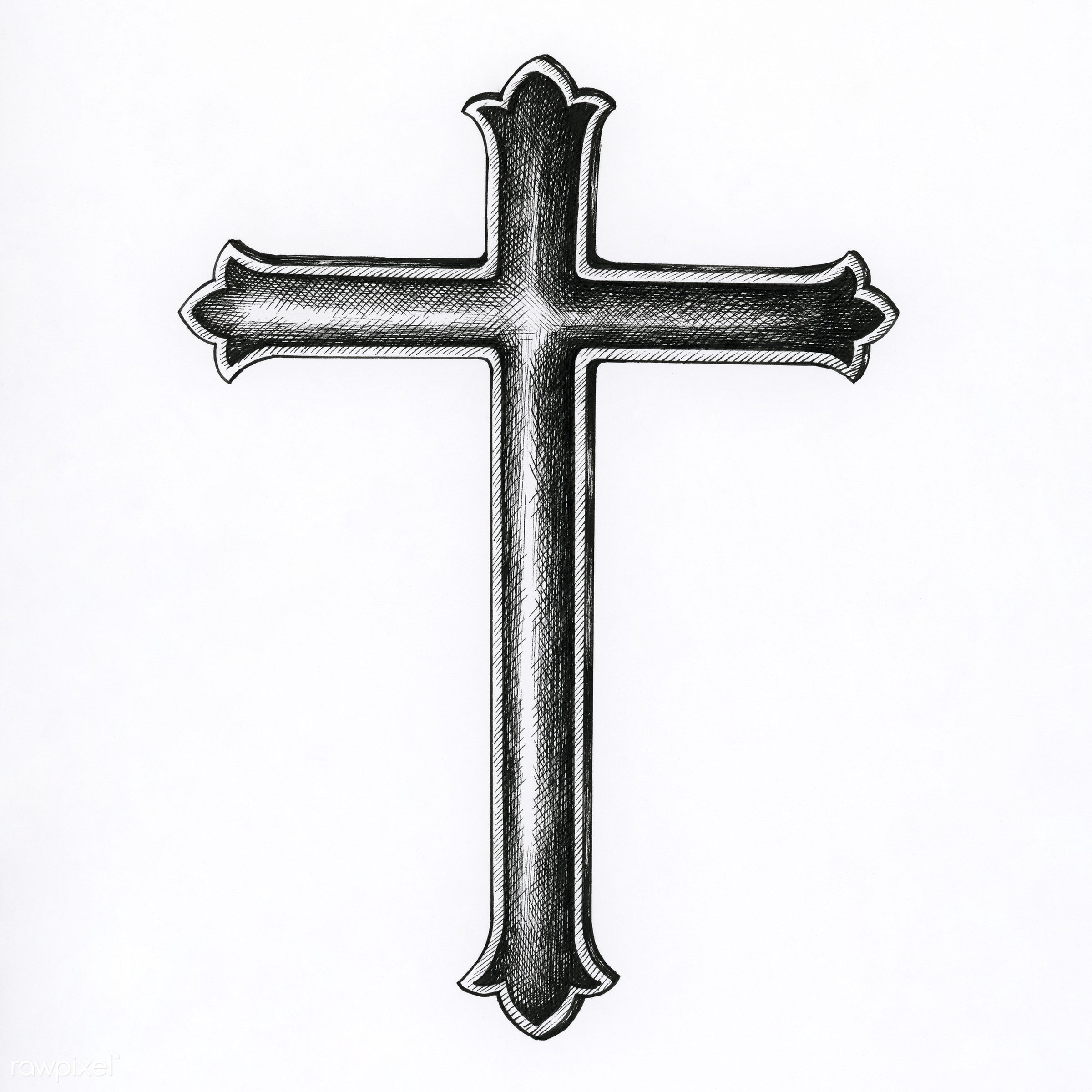2400x2400 Crucifix Drawing Bible For Free Download